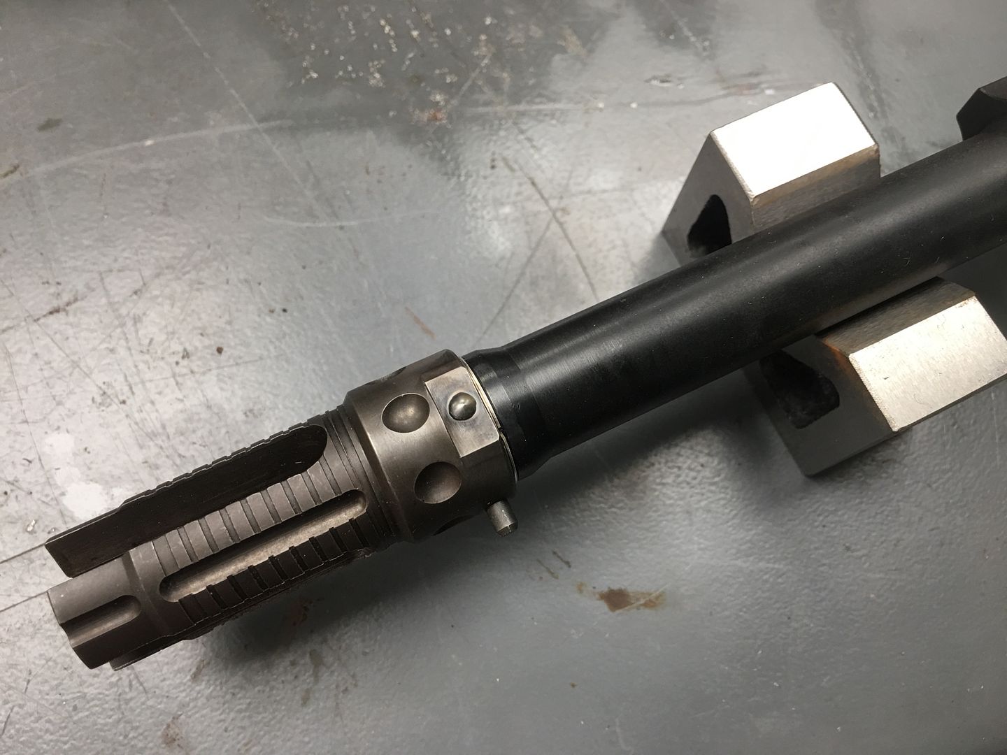 Melonite barrel pin & weld?